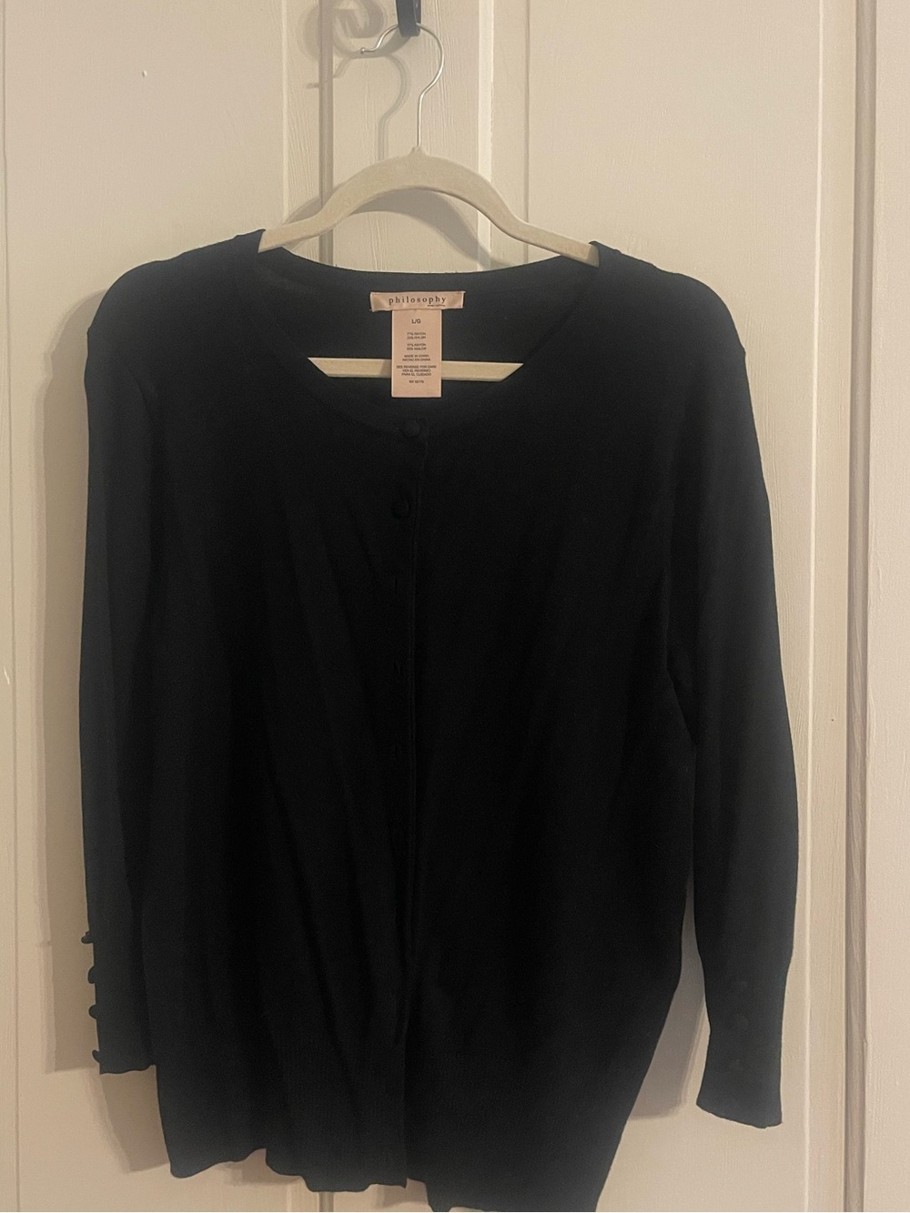 Philosophy cardigan